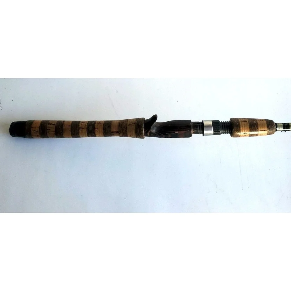 VTG Lyle Bamboo Fishing Rod 5'5in 67in Tigerwood handle Green Angler Light 1pc